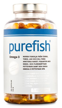 Miniatyrbild Elexir Pharma Purefish Omega-3, 180 kaps