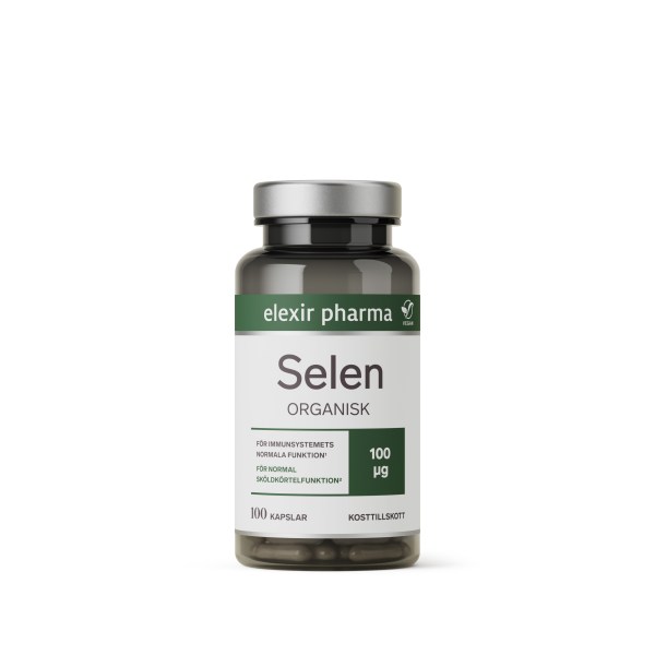 Elexir Pharma Selen Komplex, 100 kaps | Vitamin & Mineraltillskott - Mineraler - Selentillskott | Gymkraft