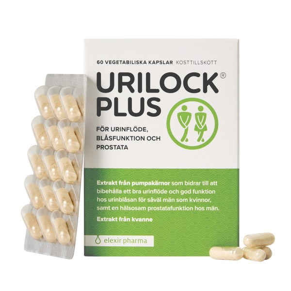 Elexir Pharma Urilock, 60 kaps | Hälsa - Kosttillskott för Honom | Gymkraft