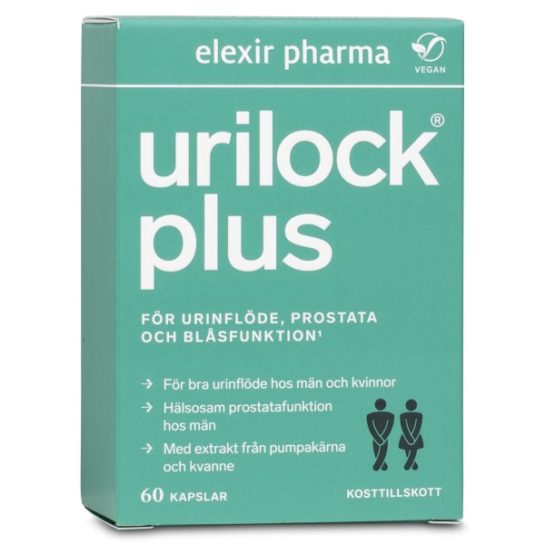 Elexir Pharma Urilock, 60 kaps | Hälsa - Kosttillskott för Honom | Gymkraft