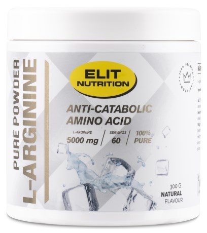 Miniatyrbild ELIT 100% Pure L-arginine Powder, Neutral, 300 g