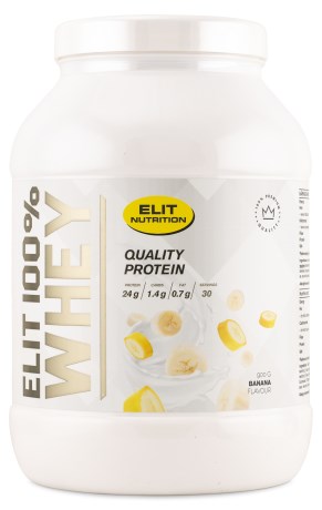 Miniatyrbild ELIT 100% Whey, Banana, 900 g