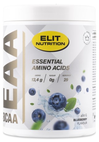 Miniatyrbild ELIT EAA+BCAA Elektrolyter, Blueberry, 400 g