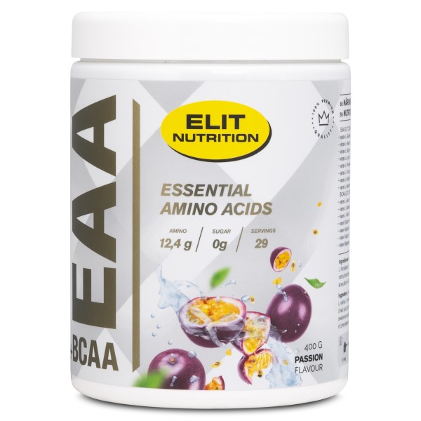 ELIT EAA+BCAA Elektrolyter, Passion, 400 g | Träningstillskott - Aminosyror - EAA | Gymkraft