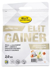 Miniatyrbild ELIT Gainer Laktosfri, Vanilla Caramel, 2 kg