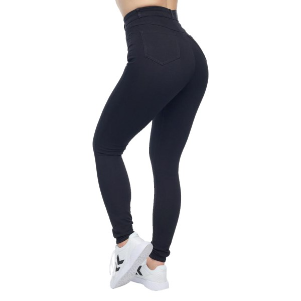 Embrace High Waist Jeans L Black