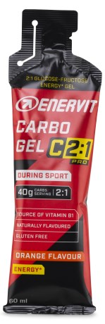 Miniatyrbild Enervit C2:1 Carbo Gel, Orange, 60 ml