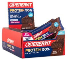 Miniatyrbild Enervit Sport Protein Bar, Dark chocolate, 12-pack