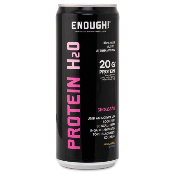 Enough Proteinvatten, Skogsbär, 1 st | Träningstillskott - Efter Träning - Färdiga proteinshakes | Gymkraft