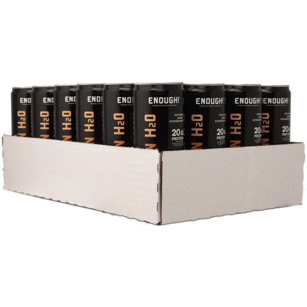 Enough Proteinvatten, Clementin, 24-pack | Träningstillskott - Efter Träning - Färdiga proteinshakes | Gymkraft