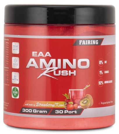 Miniatyrbild Fairing Amino Rush, Strawberry/kiwi, 300 g