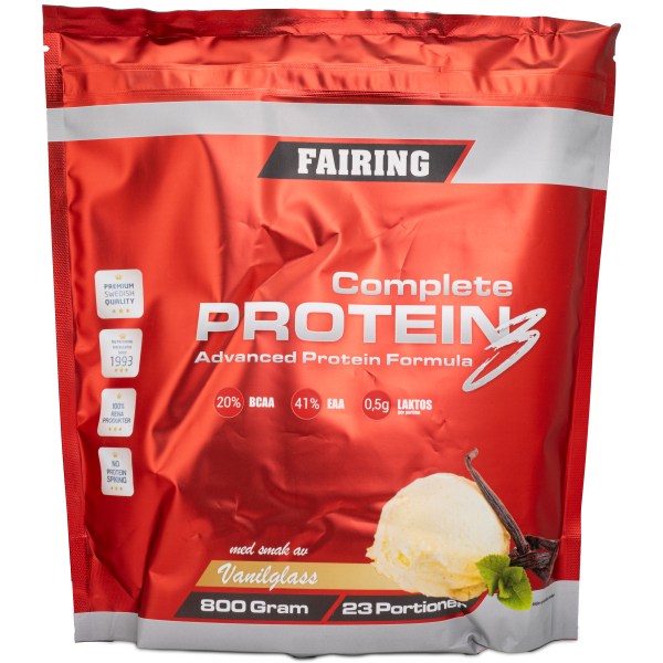 Fairing Complete Protein 3, Vanilj, 800 g