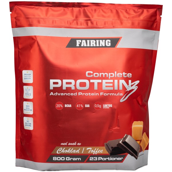 Fairing Complete Protein 3, Choklad/Toffee, 800 g