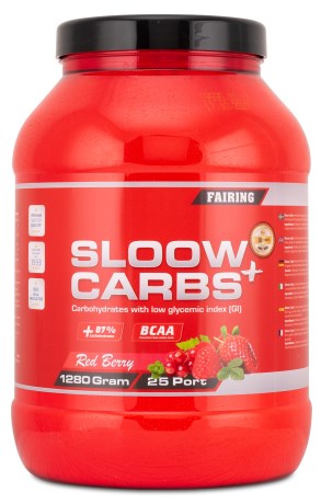 Miniatyrbild Fairing Sloow Carbs, Red Berry, 1280 g 