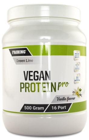 Miniatyrbild Fairing Vegan Protein Pro, Vanilj, 500 g
