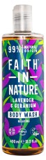 Miniatyrbild Faith in Nature Lavender & Geranium Body Wash, 400 ml