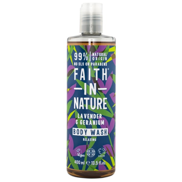 Faith in Nature Lavender & Geranium Body Wash 400 ml