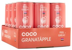 Miniatyrbild Feel Great Coco, Granatpple, 12-pack
