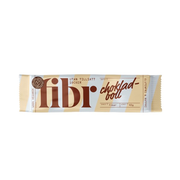 Fibr Bars, Chokladboll, 40 g