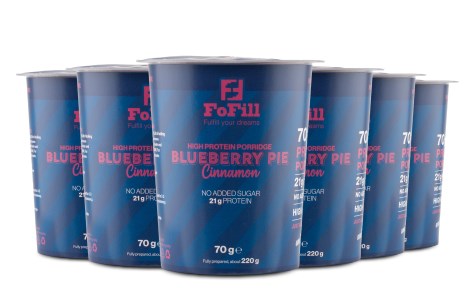 Miniatyrbild FoFill Meal Proteingrt, Blueberry, 70 g