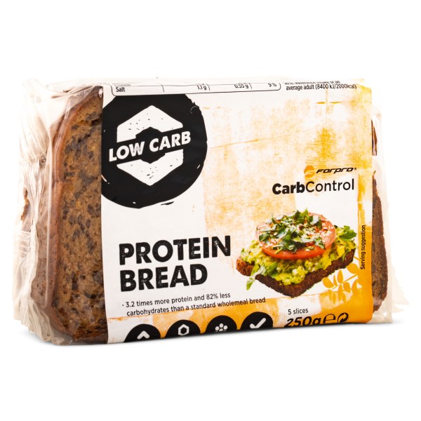 Forpro Carb Control Protein Bread 250 g Natural