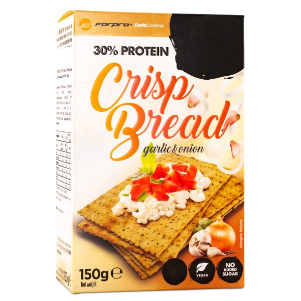 Forpro Protein Crisp Bread 150 g Garlic & Onion
