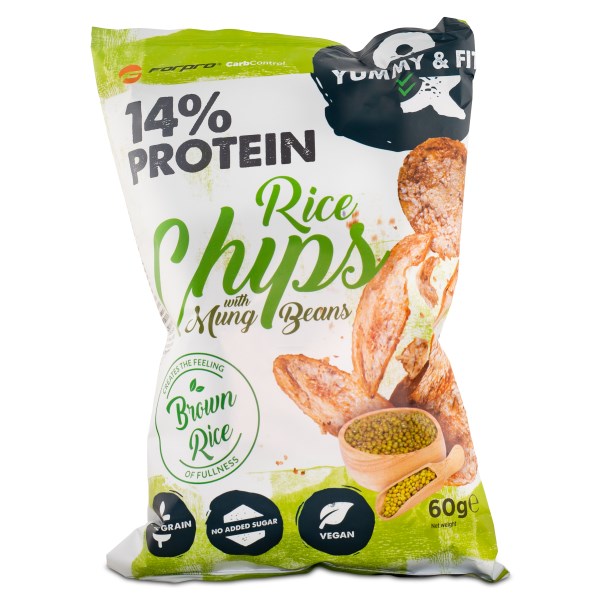 Forpro Protein Rice Chips Mung Beans 60 g