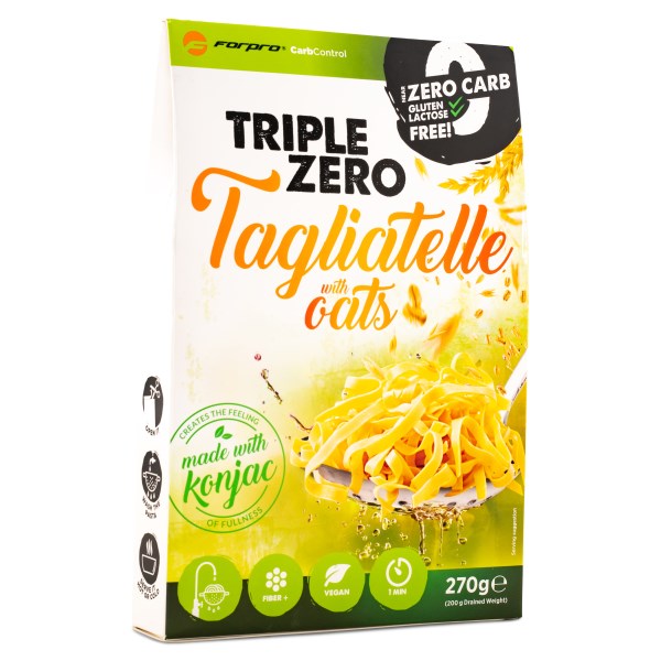 Forpro Carb Control Triple Zero Pasta 270 g Tagliatelle Oats