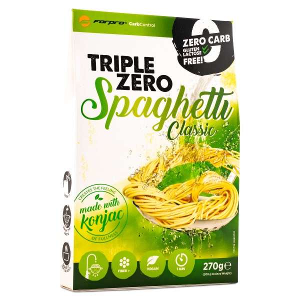 Forpro Carb Control Triple Zero Pasta 270 g Spaghetti