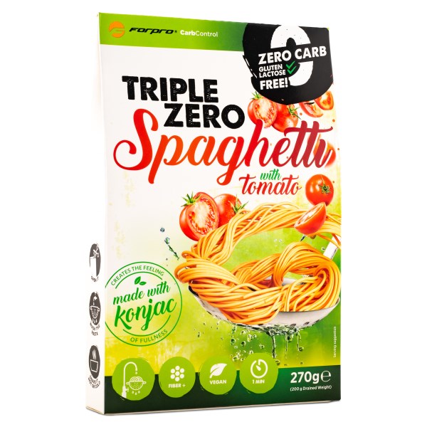 Forpro Carb Control Triple Zero Pasta 270 g Spaghetti Tomato
