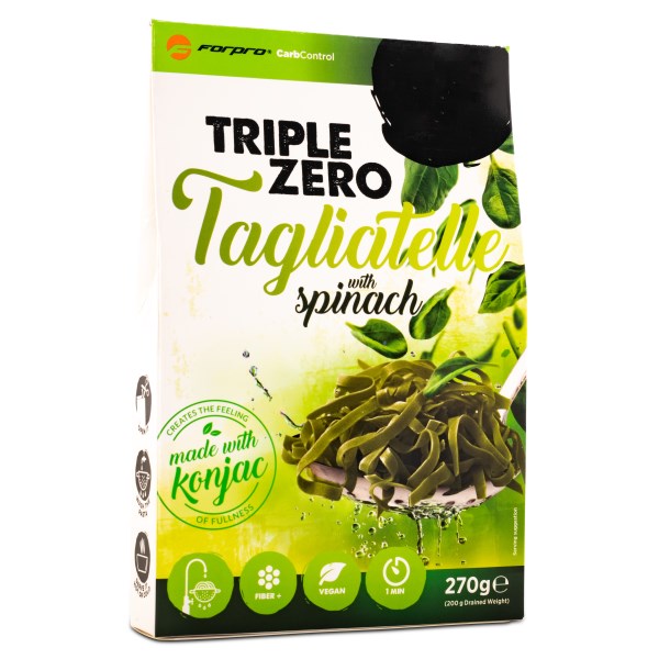 Forpro Triple Zero Pasta 270 g Tagliatelle Spinach