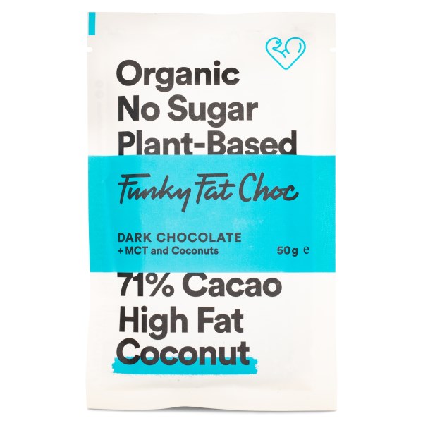 Funky Fat Foods Choklad Kokos 50 g