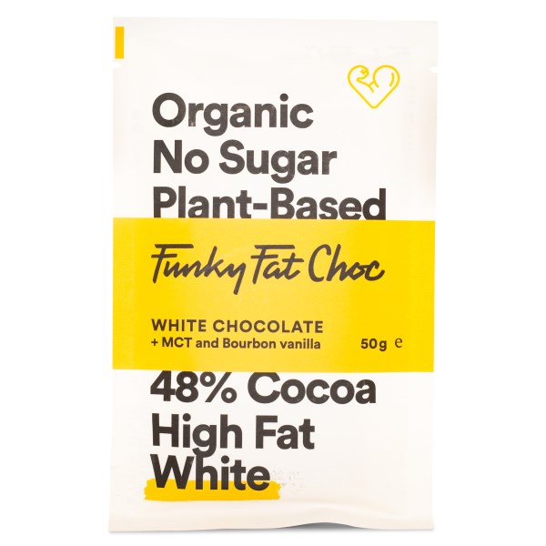 Funky Fat Foods Vit Choklad 50 g