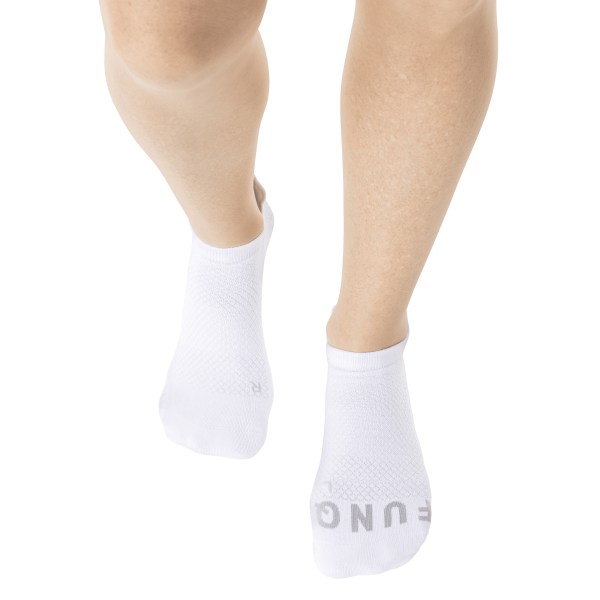 Funq Wear Wide+ Active Low Cut, 42-45, Vit | Träningskläder - Träningsstrumpor | Gymkraft