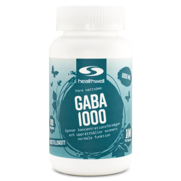 Healthwell GABA 1000 100 tabl