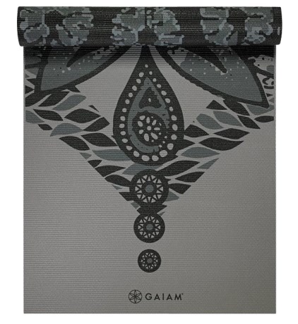 Miniatyrbild GAIAM Reversible Yoga Mat 6 mm, 1 st, Grey/Black
