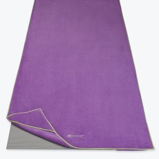 Miniatyrbild GAIAM Stay Put Yoga Mat Towel, 1 st, Purple