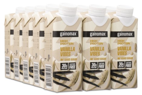 Miniatyrbild Gainomax High Protein Drink, Vanilla Vibes, 15-pack