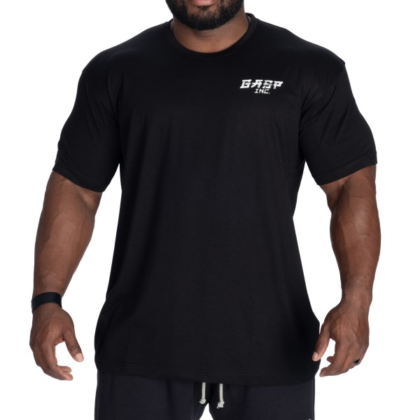 GASP Nahma Standard Tee, , Black/ White | Träningskläder - Träningströjor - T-shirts | Gymkraft