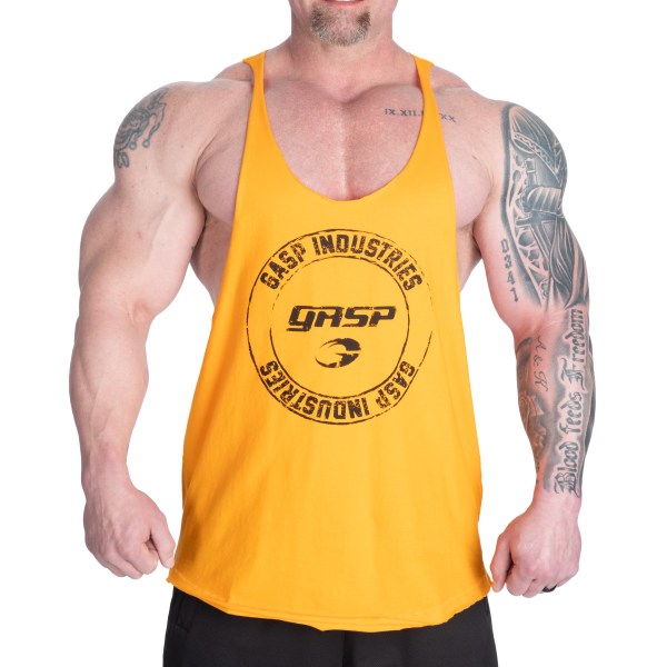 GASP Stringer, , Yellow | Träningskläder - Träningströjor - Träningslinnen | Gymkraft