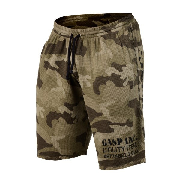 GASP Thermal Shorts M Green Camoprint