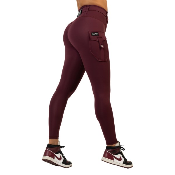 Gavelo Cargo Leggings, , Burgundy