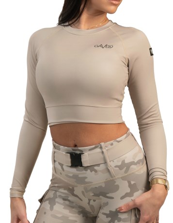 Miniatyrbild Gavelo Cropped Longsleeve, S, Sand Dune