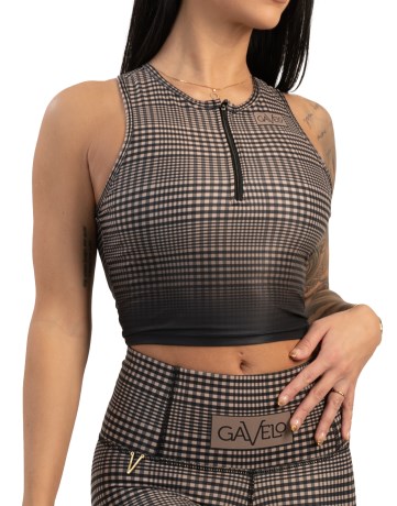 Miniatyrbild Gavelo GLNCHCK 5 Topp, L, Black/Brown