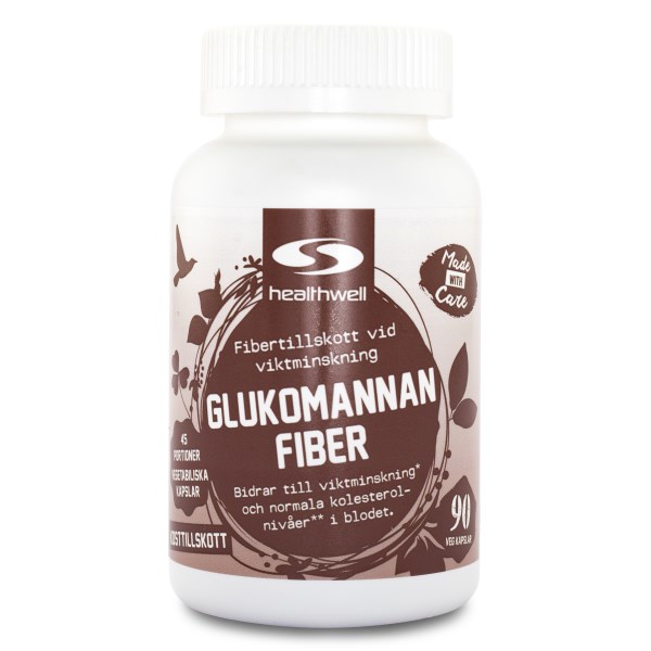 Healthwell Glukomannan Fiber 90 kaps