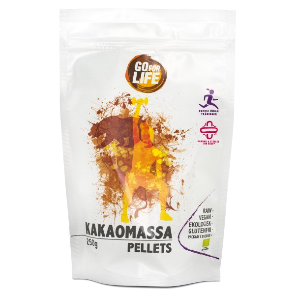 Go for Life Kakaomassa Pellets RAW EKO 250 g