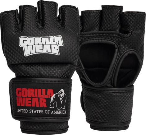 Miniatyrbild Gorilla Wear Berea MMA Gloves, L/XL, Black/white