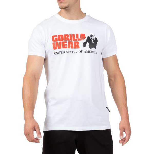 Gorilla Wear Classic T-shirt, L, White