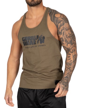 Miniatyrbild Gorilla Wear Classic Tank Top, M, Army Green