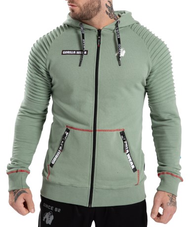 Miniatyrbild Gorilla Wear Georgia Zip Hoodie, L, Green Bay